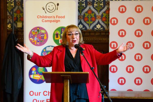 Credit: Sustain. Chair of APPG on School Food Sharon Hodgson 