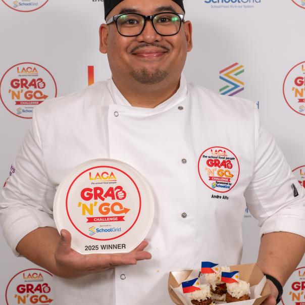 School chef Andre Alto secures LACA’s Grab ‘N’ Go title 