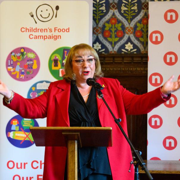 Credit: Sustain. Chair of APPG on School Food Sharon Hodgson 
