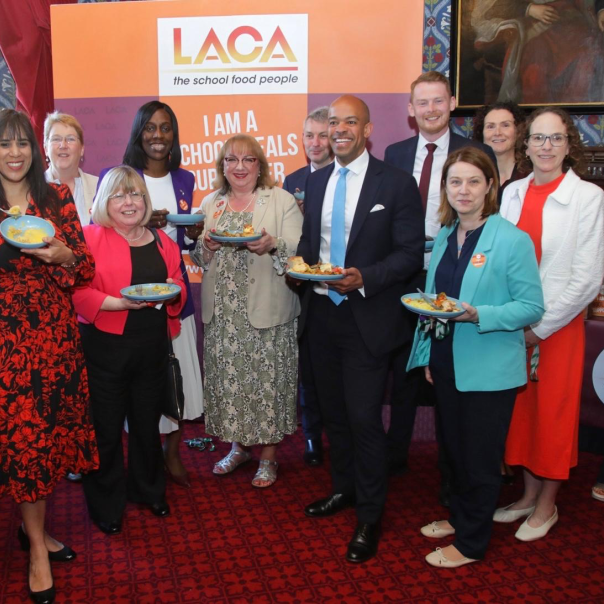 MPs attending LACA's Great School Lunch event 